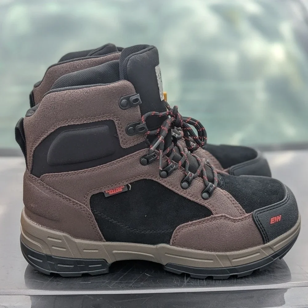 Steel Toe Work Boots Mens 10.5 Electrical Hazard Slip Resistant Herman Survivors